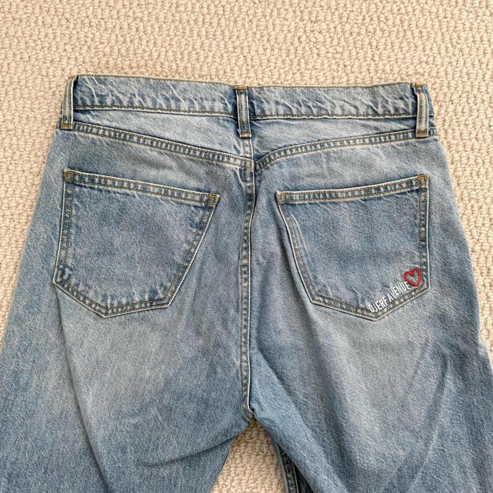 Djerf Avenue Relaxed Jeans Washed Blue - Picture 7 of 13